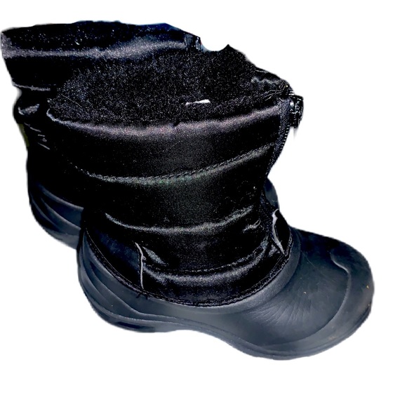 The Little Captain Toddler Girls Black Boots Size 10 - Picture 1 of 5